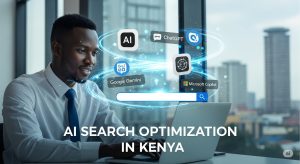 AI search optimization in Kenya business concept